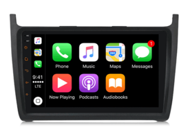 Navigatie voor Volkswagen Polo 6C 2014 &ndash; 2018 | draadloos Carplay en Android | octa core | 9-inch