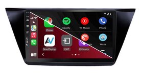 QLED 10&rdquo; navigatie voor Volkswagen Touran 2016-2018 | Apple Carplay en Android auto | 8-core 4+64GB | DSP sound | AV-D040Q