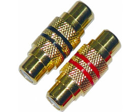 RCA Adapter stereo female > female 1 x red/ 1 x black RCA Adapter stereo female > female 1 x red/ 1 x black