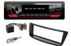 DAB / BT autoradio Citroen C2, C3, C4 picasso, C6 | 4&times;50 watt | multicolor | Audiovolt AMS-450DAB