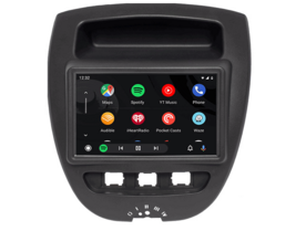 Navigatie voor Citroen C1| Toyota Aygo| Peugeot 107 | draadloos Carplay en Android auto | octa core