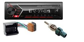 1-din autoradio Citroen C2, C3, C4 picasso, C6 usb carkit muziek streaming