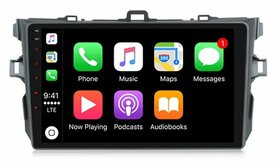 DAB+ autoradio navigatie voor Toyota Corolla 2007 &ndash; 2013 | Apple Carplay en Android | DSP sound | Qled 9-inch ARG-900DAB