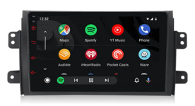 Suzuki SX4 2006 &ndash; 2012 Carplay en Android navigatie 9&rdquo; | DAB+