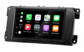 Wireless Carplay &amp; Android auto autoradio navigatie geschikt voor diverse Ford modellen Audiovolt XPA-675BT (zwart ovaal)