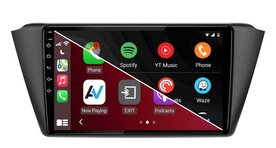 DAB+ autoradio navigatie voor Skoda Fabia 2015-2020 | Apple Carplay en Android | DSP sound | Qled 9-inch ARG-900DAB