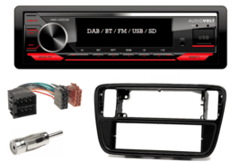 DAB / BT autoradio Seat Mii, Skoda Citigo | 4&times;50 watt | multicolor | Audiovolt AMS-450DAB