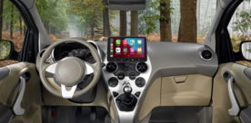 DAB+ navigatiesysteem voor Ford KA 2008-2016 | CarPlay en Android Auto | XPA-800RDAB inclusief stuurwielbediening