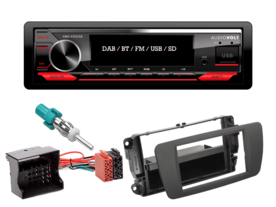 DAB / BT autoradio Seat Ibiza 2008-2012 | 4&times;50 watt | multicolor | Audiovolt AMS-450DAB