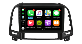 Geschikt voor Hyundai Santa F&eacute; (2006-2012) navigatie draadloos Car link en Android 12 | DDR4 octa core 9 inch premium