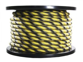 PRO SX 12 - 30m Roll PROX Speaker Cable - 2x4,0mm&sup2; - black/yellow twisted