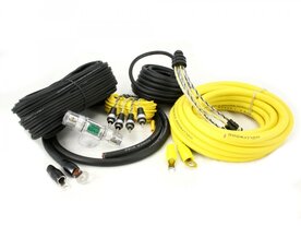 PRO 44  - 4 Channel 21,4mm&sup2; Installation Cable KIT - 1200 Watt