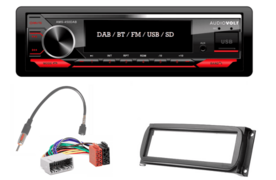 DAB / BT autoradio jeep grand cherokee en Chrysler | 4&times;50 watt | multicolor | Audiovolt AMS-450DAB