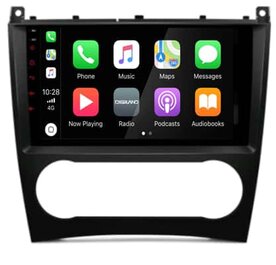 DAB+ autoradio navigatie voor Mercedes-Benz CLK-Class/C-Class W203 en W209 /G-Class W463 | Apple Carplay en Android | DSP sound | Qled 9-inch ARG-900DAB