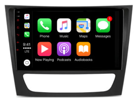 DAB+ autoradio navigatie voor Mercedes W211 E klasse en CLS W219 | Apple Carplay en Android | DSP sound | Qled 9-inch ARG-900DAB