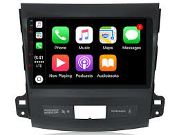 Mitsubishi Outlander 2006 &ndash; 2012 Carplay en Android auto navigatie 9&rdquo; | DAB+