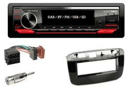 DAB / BT autoradio fiat Punto 199/310 &ndash; Punto evo 2009-2017 | 4&times;50 watt | multicolor | Audiovolt AMS-450DAB