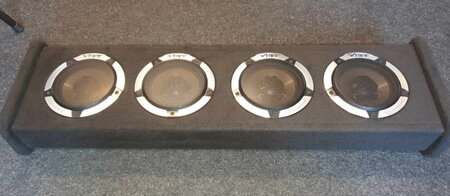 hoederplank kist 4x (6.5&rdquo;(165mm) 2-way Coaxial speaker 180 Watt)