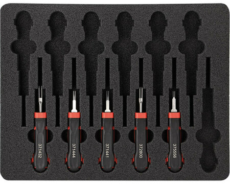 5 extraction tools with box