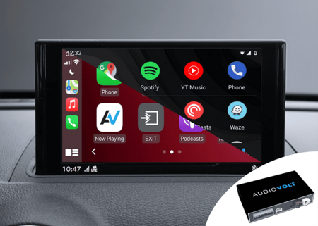 Audi A3 /Q5 /A4 /A5 /S4 /S5 /A6 /Q7 /A7 /A8 draadloos Carplay en Android auto interface | originele navigatie uitbreiding