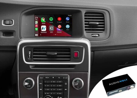 Volvo 2015+ draadloos Carplay en Android auto interface | originele navigatie uitbreiding