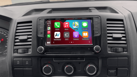 Octa core navigatie draadloos | carplay en Android 12 geschikt voor Volkswagen Seat Skoda 7” | 4GB ram
