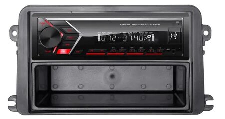 1-din autoradio geschikt voor Volkswagen Golf Polo Caddy Passat en meer