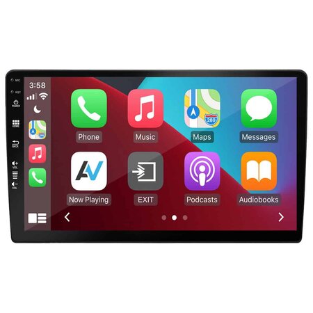 QLED 10” navigatie voor Volkswagen Golf Sportsvan 2016+ | Apple Carplay en Android auto| DSP sound | AV-D040Q