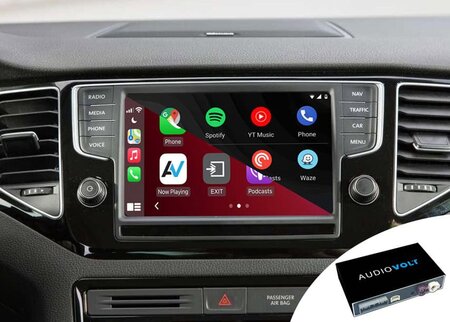Wireless Carplay/Android auto Volkswagen Golf Sportsvan 2014-2019 | MIB interface module adapter | originele navigatie uitbreiding