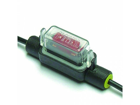 zekeringhouder LP 1,5 mm zwarte kabel 135 mm in blister zekeringhouder LP 1,5 mm zwarte kabel 135 mm in blister