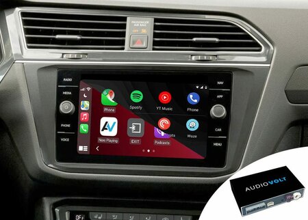 Wireless Carplay/Android auto Volkswagen Tiguan 2014-2021 | MIB interface module adapter | originele navigatie uitbreiding
