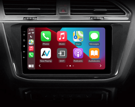 DAB+ autoradio navigatie voor Volkswagen Tiguan 2016+ | Apple Carplay en Android | DSP sound | Qled 10-inch ARG-1000DAB