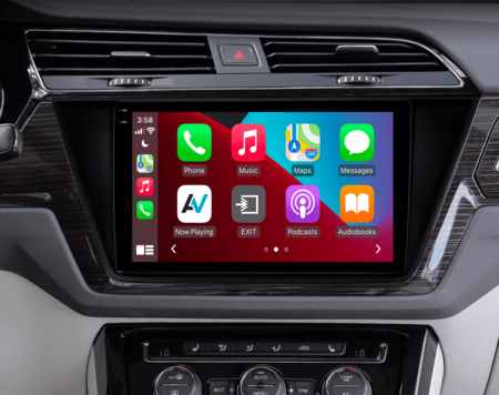 DAB+ autoradio navigatie voor Volkswagen Touran 2016-2018 | Apple Carplay en Android | DSP sound | Qled 10-inch ARG-1000DAB