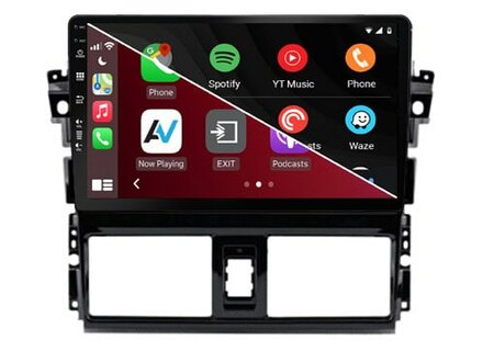 Toyota Yaris 2014–2016 Apple Carplay en Android navigatie | DSP sound | Qled 10-inch AV-D040Q
