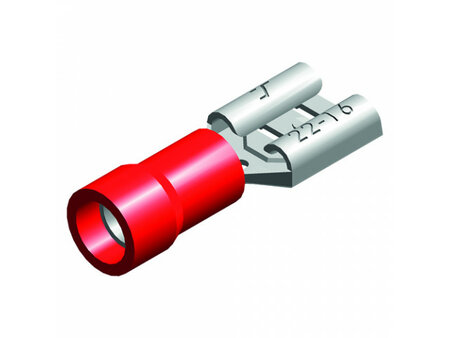 kabelschoen 5 stuks 2.8x0.8 rood in blister kabelschoen 5 stuks 2.8x0.8 rood in blister