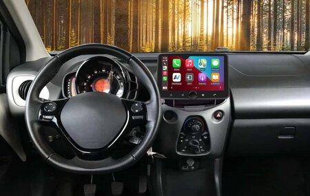 DAB+ navigatiesysteem voor Citroën C1, Peugeot 108, Toyota Aygo 2014+| CarPlay en Android Auto | XPA-800RDAB