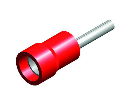 kabelschoen 0.5x1.5 rood 5stuks in blister kabelschoen 0.5x1.5 rood 5stuks in blister