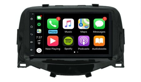 Wireless Carplay en Android octa core navigatie geschikt voor Toyota Aygo / Citroen C1 / Peugeot 108 bj 2014+