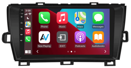 DAB+ autoradio navigatie voor Toyota Prius 2009-2015 | Apple Carplay en Android | DSP sound | Qled 9-inch ARG-900DAB