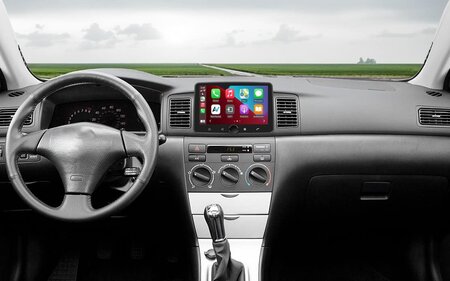 DAB+ navigatiesysteem voor Toyota Corolla 2001-2007 | CarPlay en Android Auto | XPA-800RDAB