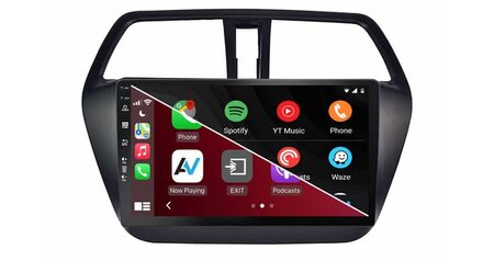 Suzuki SX4 en S-Cross 2013+ Apple Carplay en Android auto navigatie | 8-core 4+64GB | DSP sound | Qled 9-inch AV-D040Q