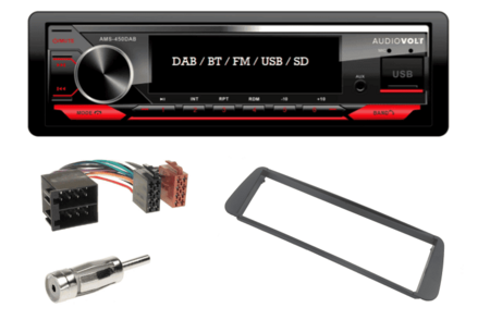 DAB / BT autoradio Citroen Xsara Picasso | 4×50 watt | multicolor | Audiovolt AMS-450DAB