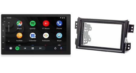 Wireless Carplay en Android octa core navigatie geschikt voor Opel Agila/Suzuki Splash 2008-2014