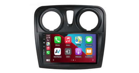 QLED 9-inch navigatie voor Dacia Sandero 2012-2020 | Apple Carplay en Android auto| 8-core 4+64GB | DSP sound | AV-D040Q