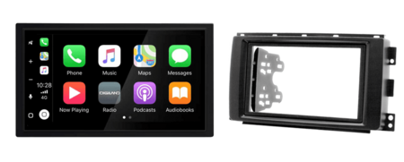 Wireless Apple Carplay & Android auto navigatie geschikt voor Smart ForTwo 2007-2010 Audiovolt XPA-675BT