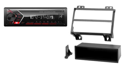 1-din autoradio Ford Fiesta 2001-2005, Fusion 2002-2005 w/pocket