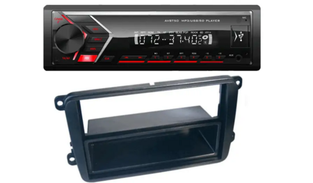 1-din autoradio Seat Alhambra, Altea, Toledo, Leon carkit muziek streamen