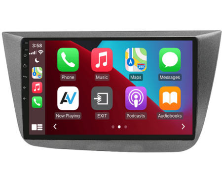 Seat Altea, Toledo Apple Carplay en Android auto navigatie | DSP sound | octa core 4+64GB | Qled 9-inch AV-D040Q