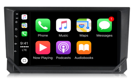 DAB+ autoradio navigatie voor Seat Ibiza | Arona 2017-2020 | Apple Carplay en Android | DSP sound | Qled 9-inch ARG-900DAB