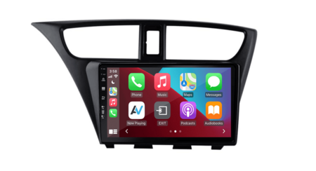 Honda Civic 2012-2017 Apple Carplay en Android navigatie | DSP sound | Qled 9-inch AV-D040Q